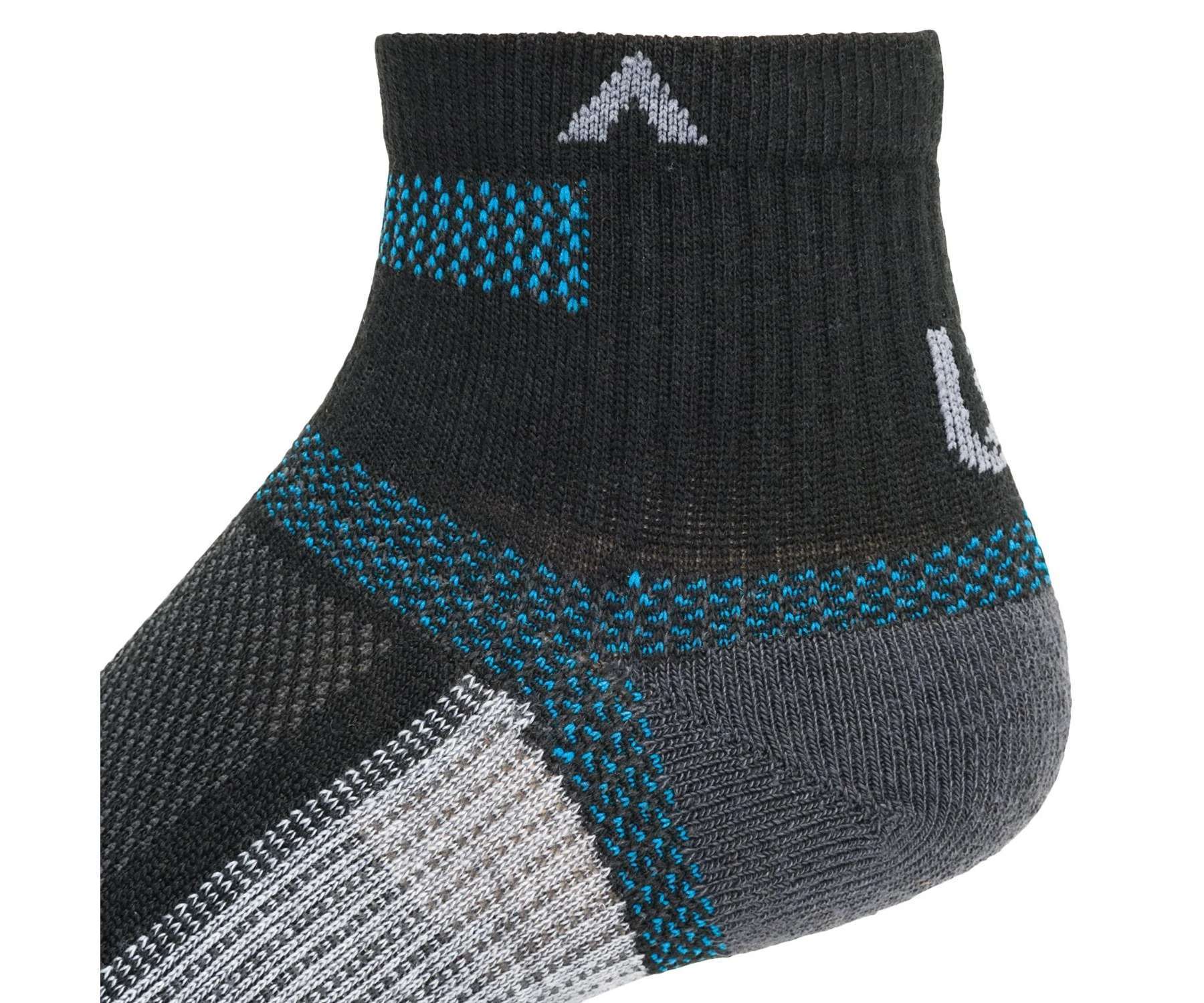 WIGWAM Ultra Cool-Lite Quarter, F6282-22F, Black II 