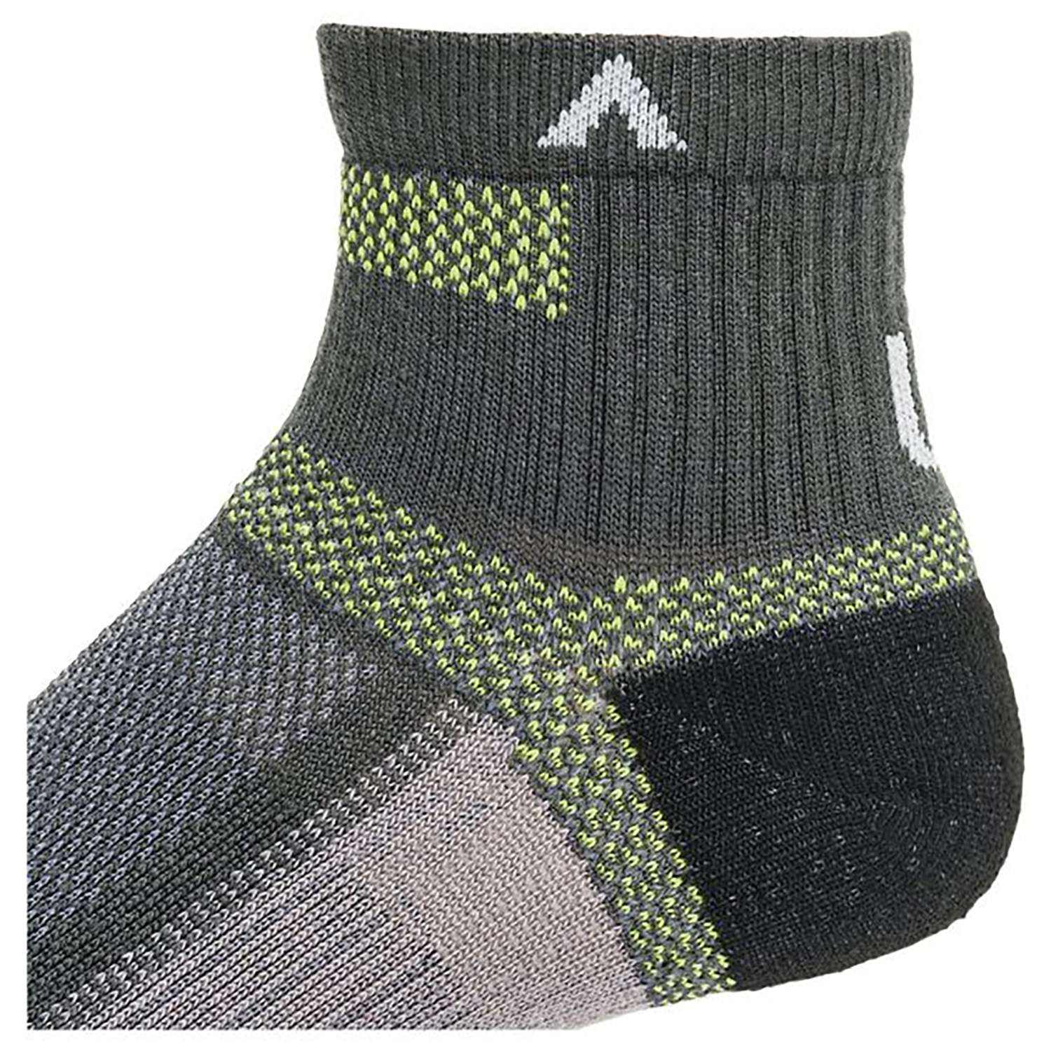 WIGWAM Ultra Cool-Lite Quarter Socks, F6282-76H, Charcoal 