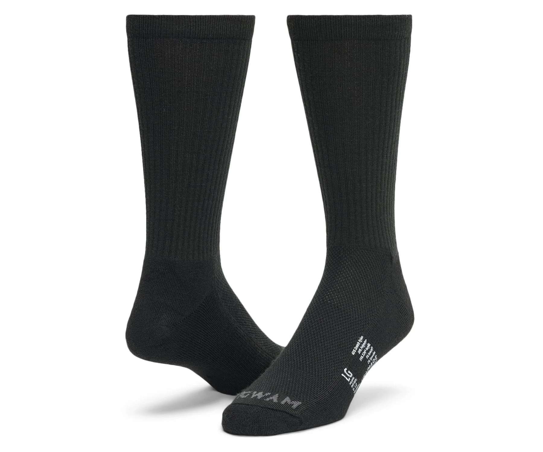 WIGWAM Postal Lite Crew, F6325-052,  Black 