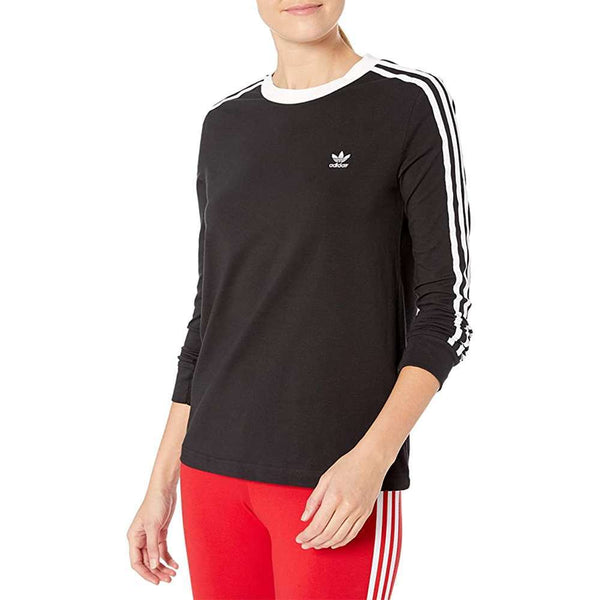 adidas Originals Women's 3-Stripes Long Sleeve Tee #FM3301