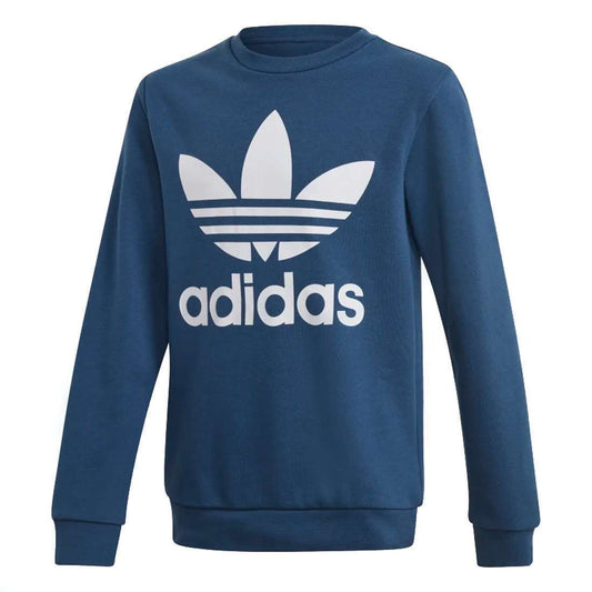 adidas Originals Kids(Youth) Unisex Trefoil Crew Sweatshirt 
