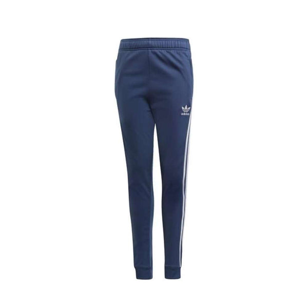 A child wearing adidas Originals Superstar Track Pants