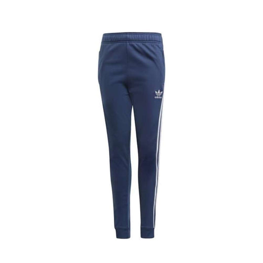 A child wearing adidas Originals Superstar Track Pants