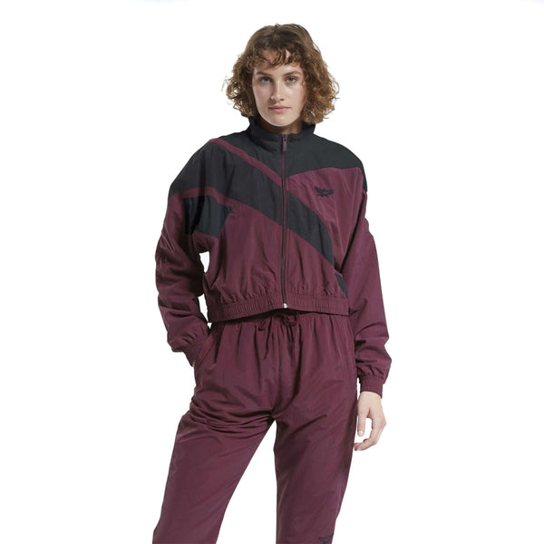 Reebok Women's Classics Vector Cropped Track Jacket 