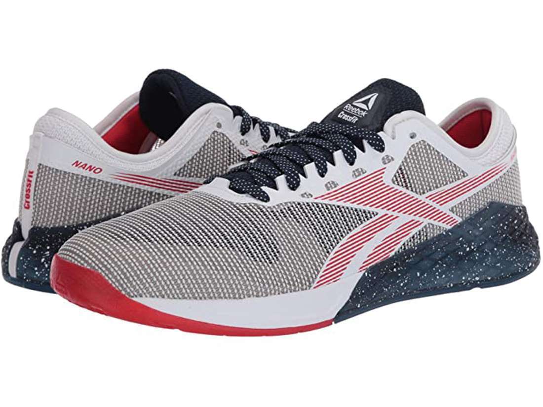 Reebok Men's Nano 9 Training Shoes,FV5908,White / Collegiate Navy / Primal Red