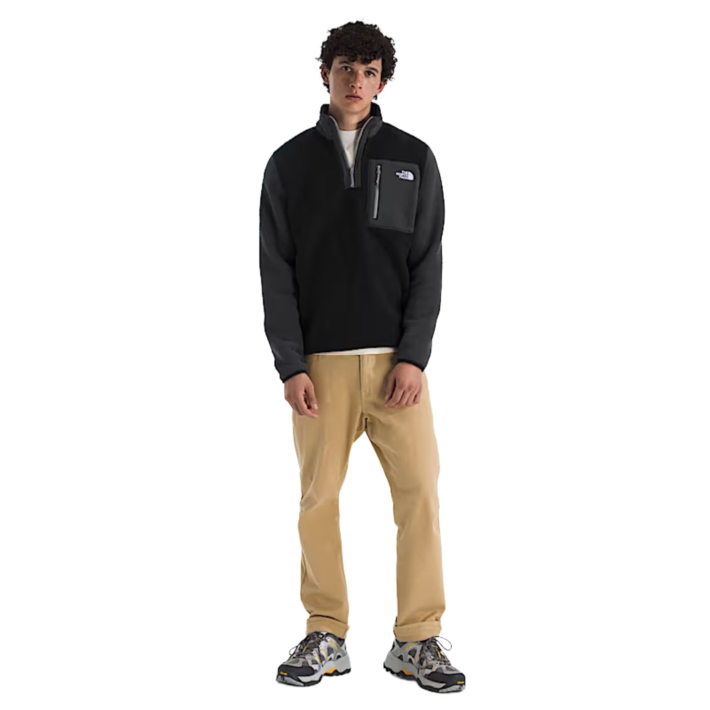 The North Face Men's  Men’s Yumiori ¼-Zip TNF Black/Asphalt Grey/Monument Grey