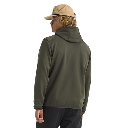 The North Face Performance Fleece Full-Zip Hoodie - New Taupe Green