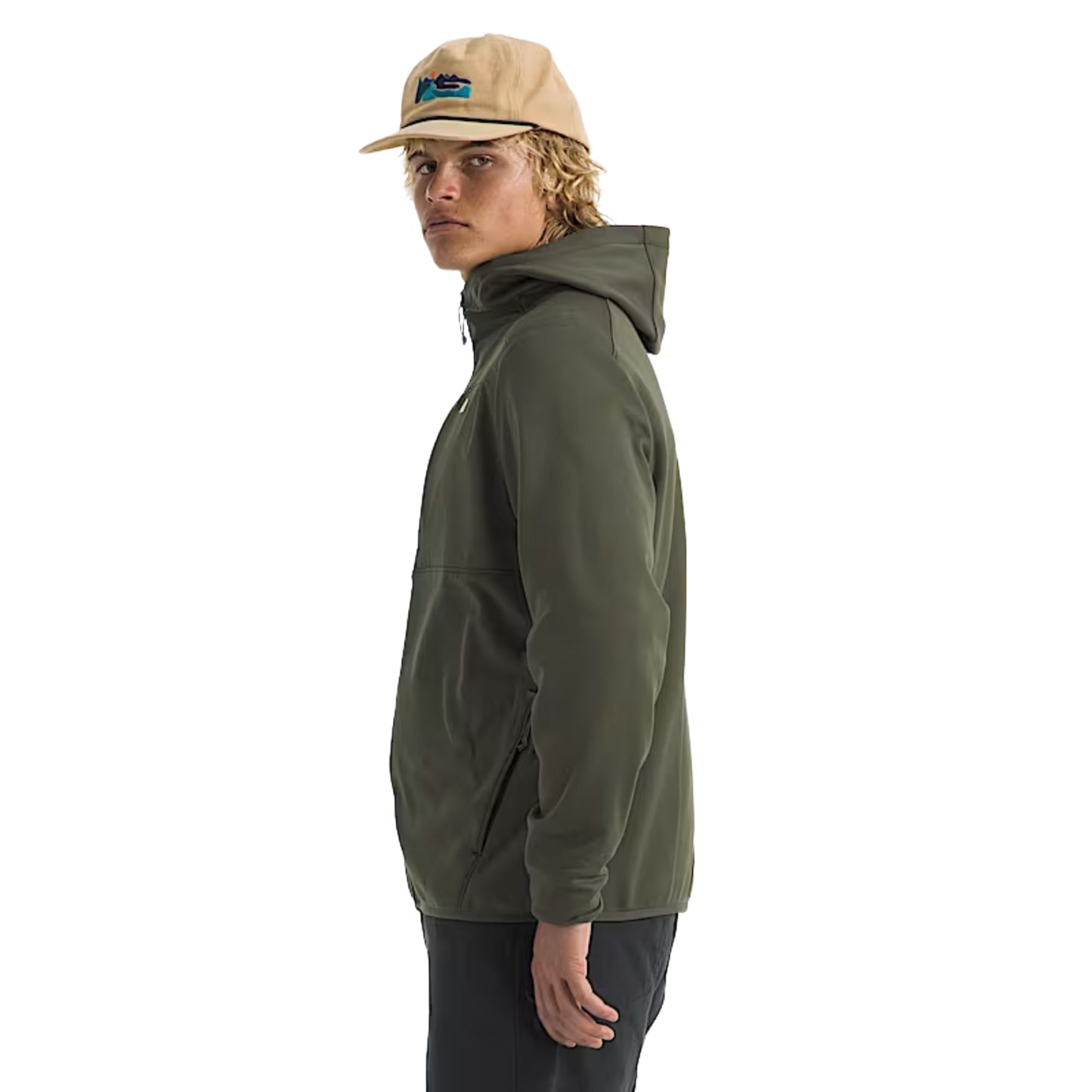 The North Face Performance Fleece Full-Zip Hoodie - New Taupe Green