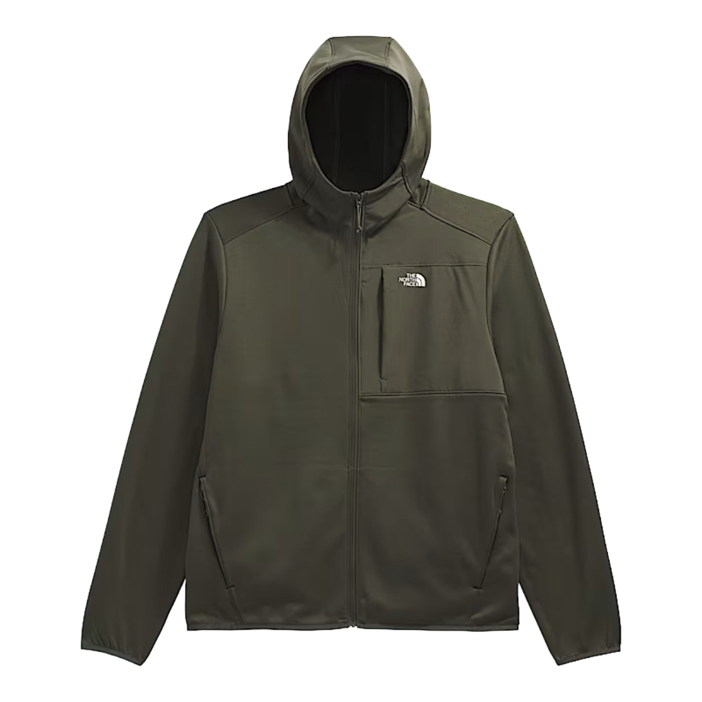 The North Face Performance Fleece Full-Zip Hoodie - New Taupe Green