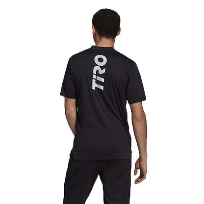 adidas Man wearing TIRO JSY Word R Tee
