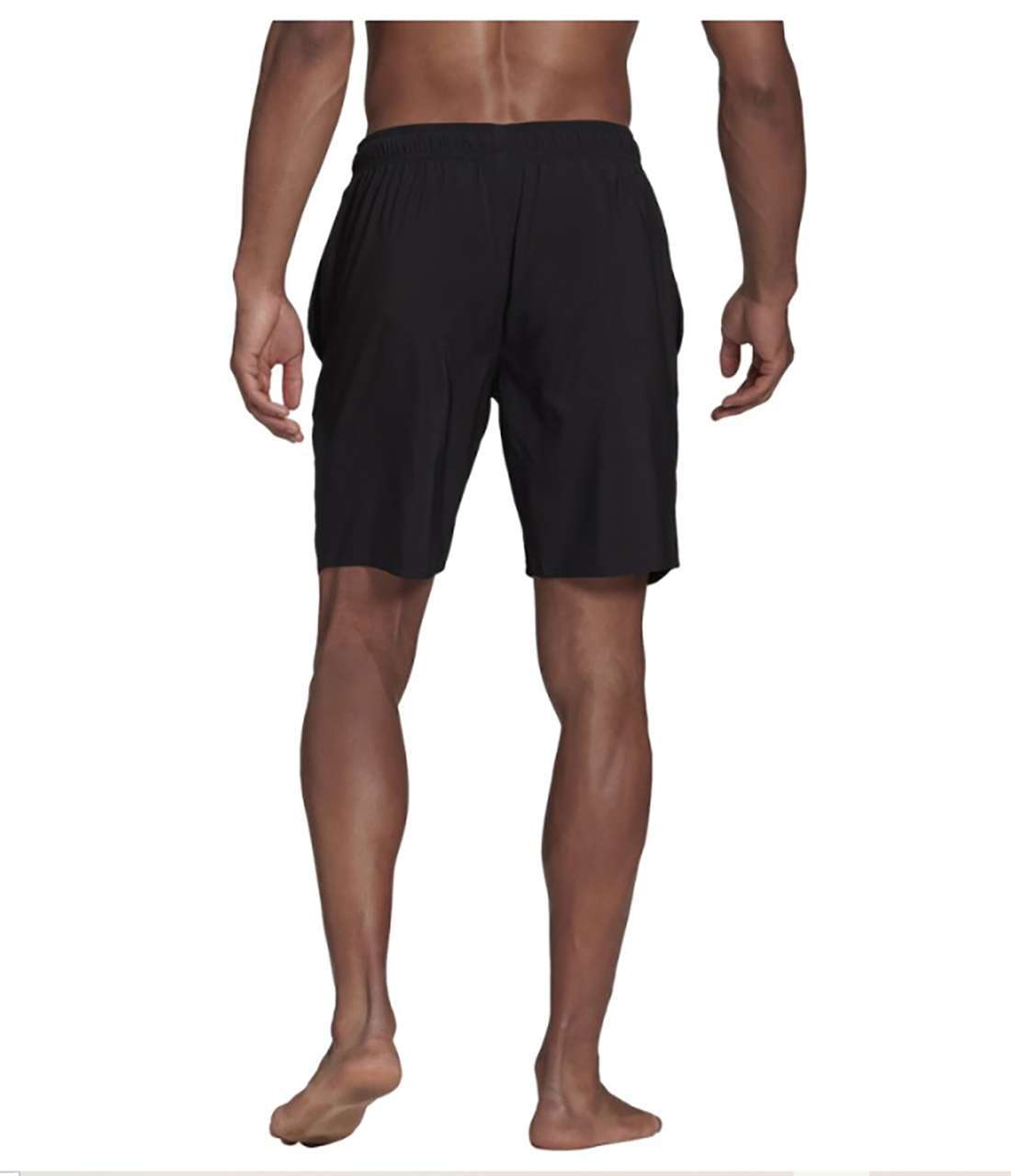 adidas Men's Solid Classic Length Swim Short , GQ1090, Black/Grey Three