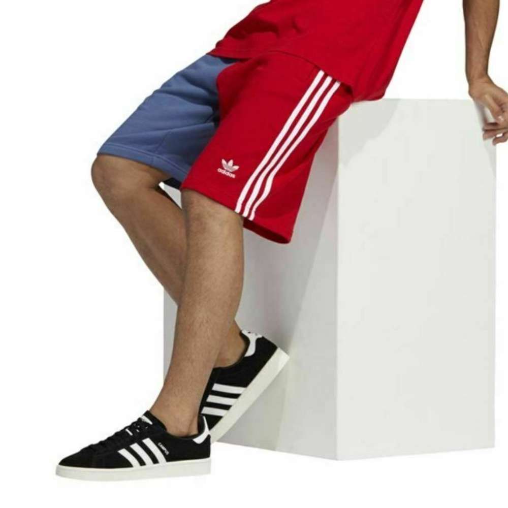 adidas Originals Men's Blocked 3 Stripes Trefoil Short