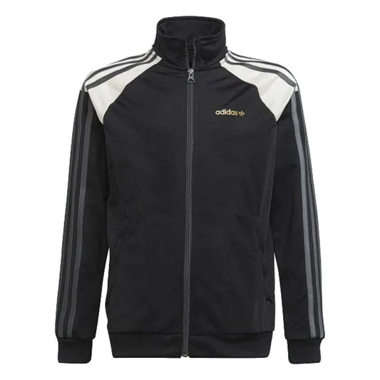  adidas Originals Kids' Graphics Track Top  H22662 Black / Wonder White / Matte Gold