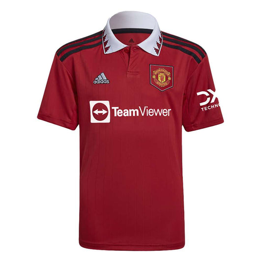 adidas Boy's MANCHESTER UNITED 22/23 HOME JERSEY #H64049