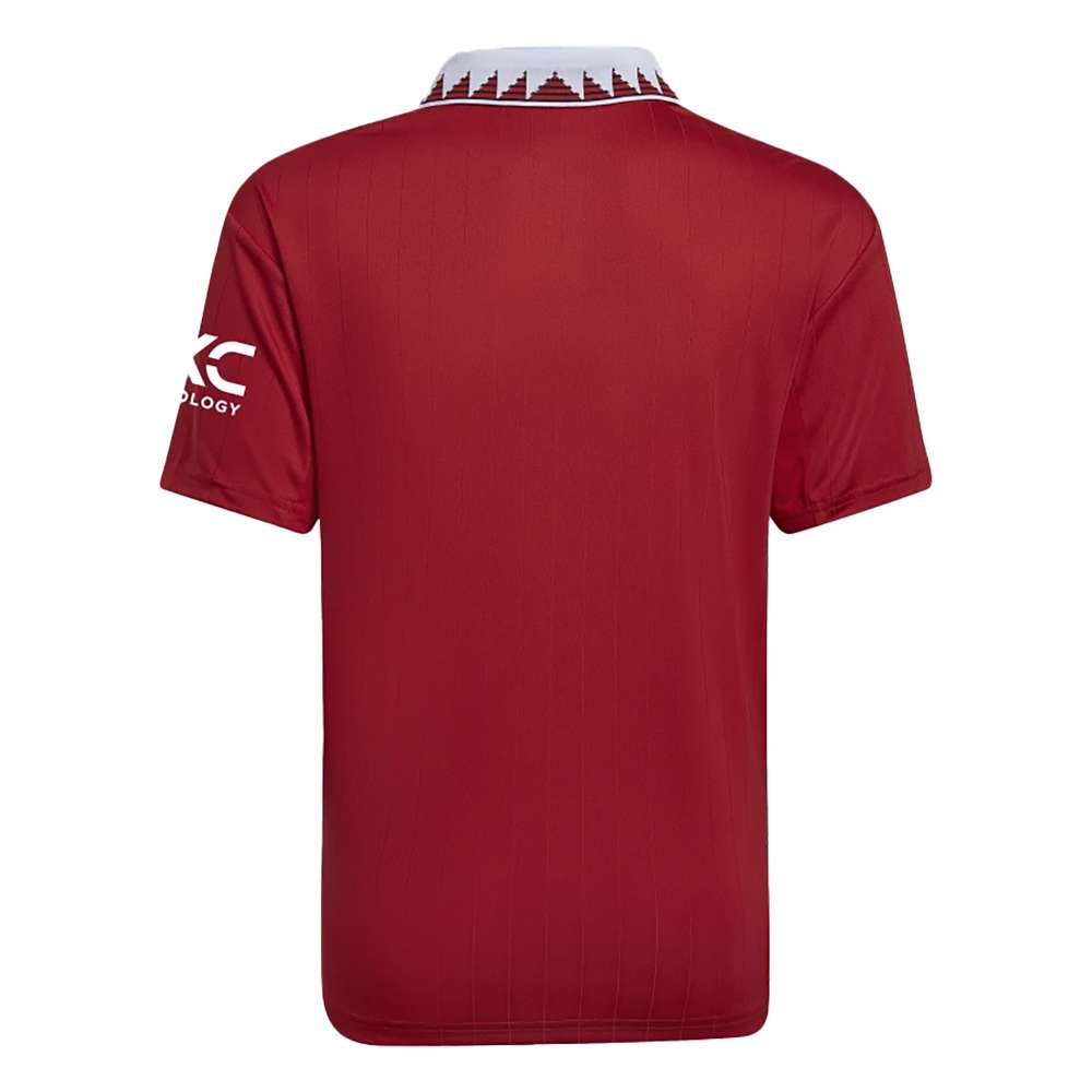 adidas Boy's MANCHESTER UNITED 22/23 HOME JERSEY #H64049
