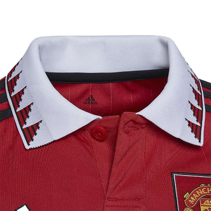 adidas Boy's MANCHESTER UNITED 22/23 HOME JERSEY #H64049