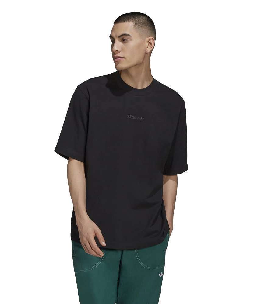 adidas Men's Easter Pack 2.0 Rib Detail Short Sleeve Tee , HB8044, Black