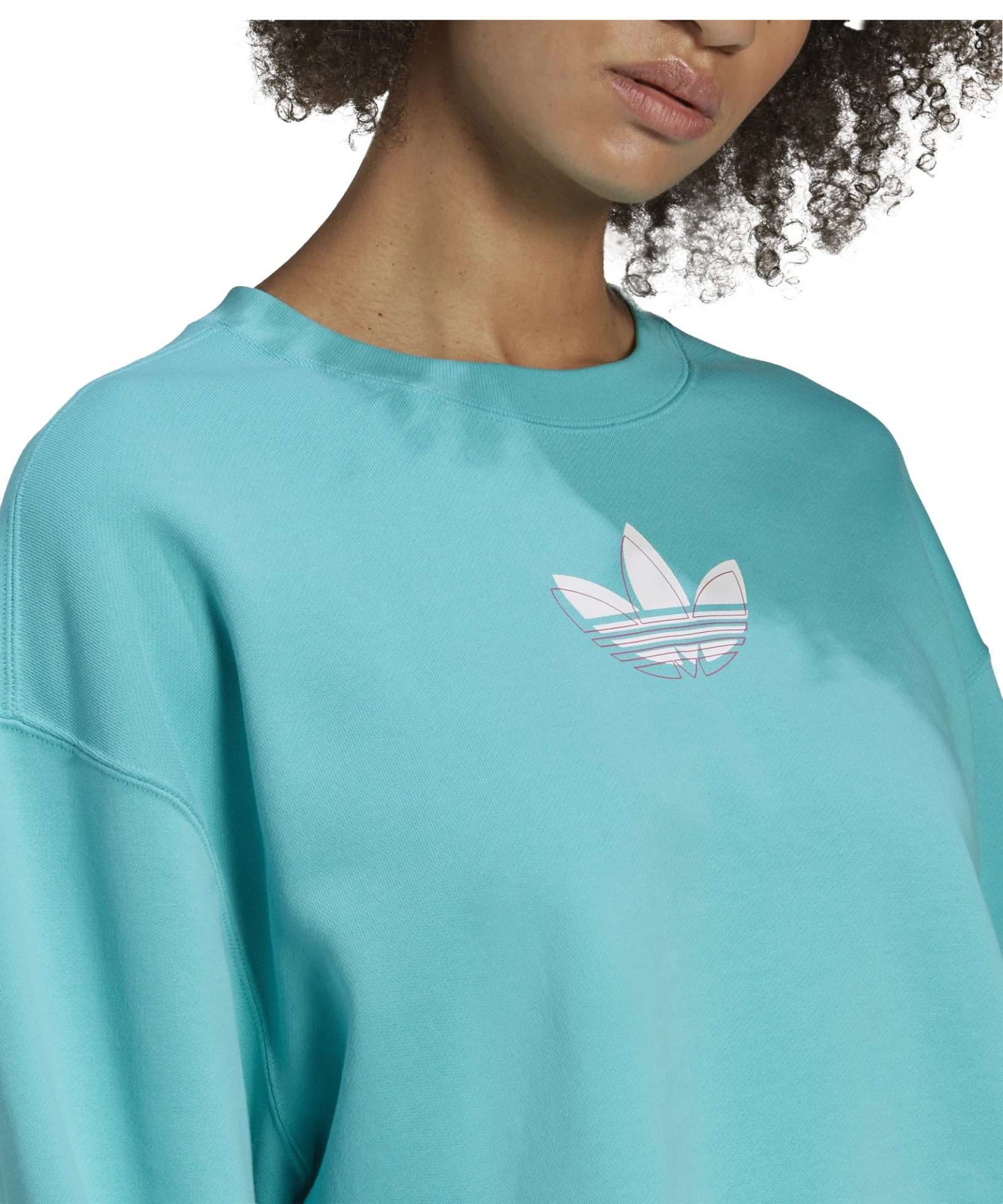 adidas Originals Women's Foundation Q2 Sweater , Hd9794, Semi Mint Rush