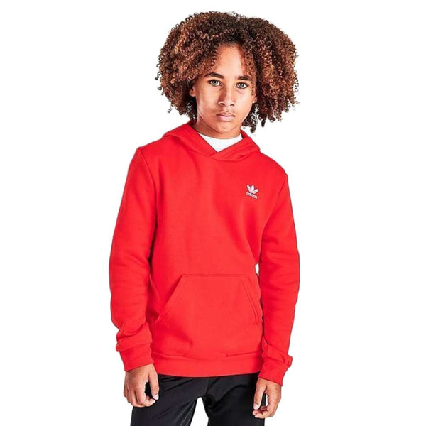 A front view of the adidas Originals Adicolor Essentials Hoodie in a vibrant color