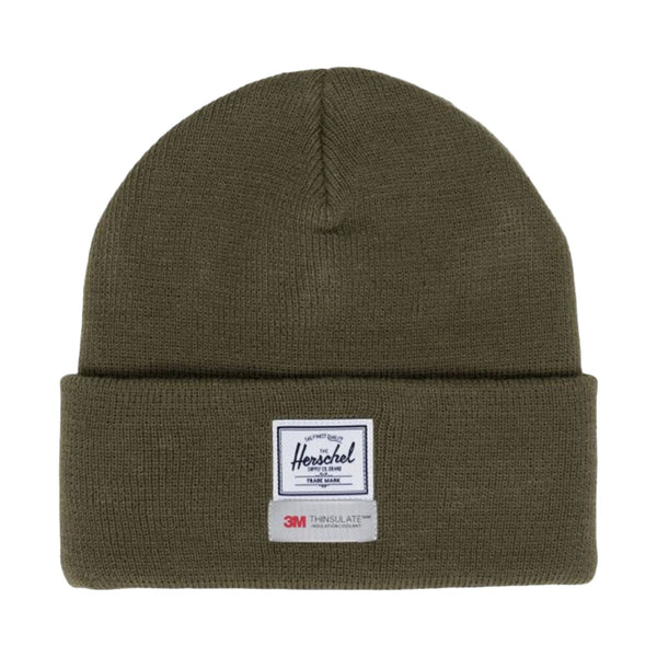 Herschel Supply Co. Elmer beanie featuring a cuffed knit design, soft fabric, and logo patch for casual cold-weather wear.