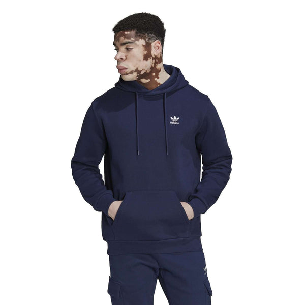 adidas Men's Originals ADICOLOR ESSENTIALS TREFOIL HOODIE , HK0097, Bliss Pink