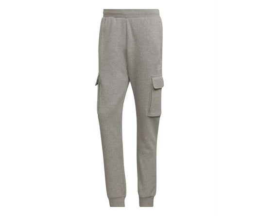 adidas MEN'S ADICOLOR ESSENTIALS TREFOIL CARGO PANTS , HK0184, Medium Grey Heather