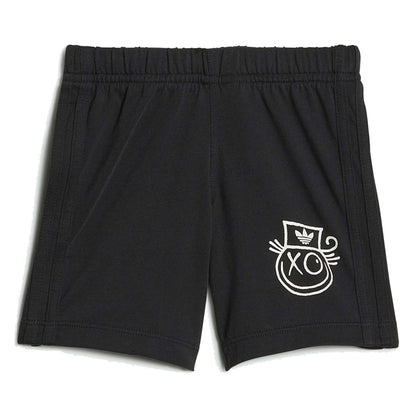 adidas Originals GRAPHIC COLLAB SHORTS AND TEE SET , HK9769, Non Dyed / Black