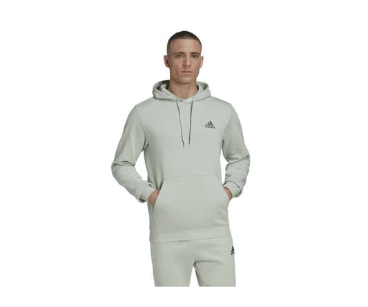 adidas ESSEBTIALS FEEL COZY FLEECE HOODY , HL2275, LITHT GREEN