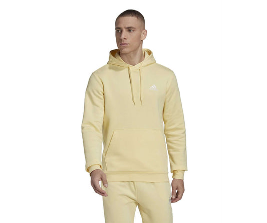 adidas MEN'S ESSENTIALS FLEECE HOODIE , HL2276, Green Oxide / Linen Green