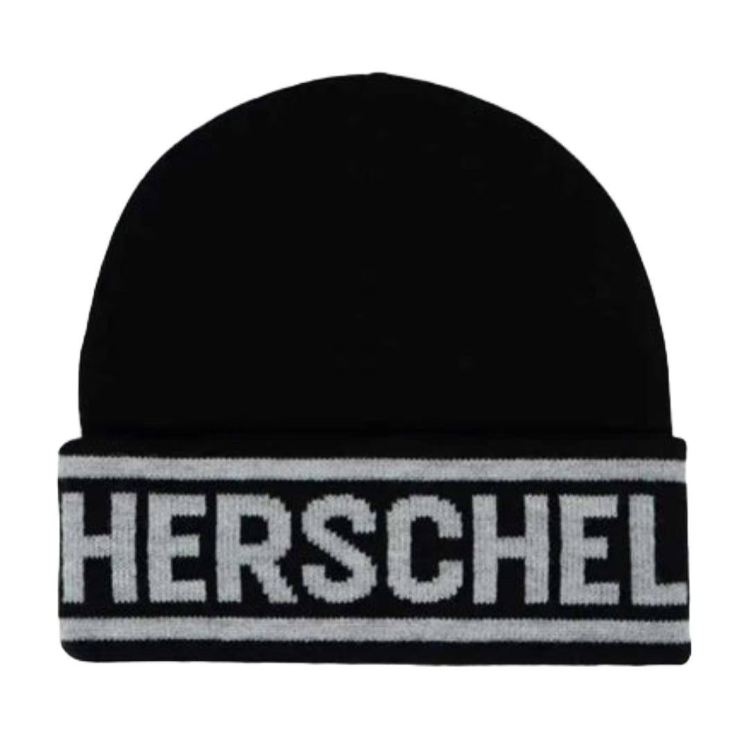 Herschel Elmer HSC beanie with a cuffed knit design, soft stretch fabric, and logo patch for everyday cold-weather wear.
