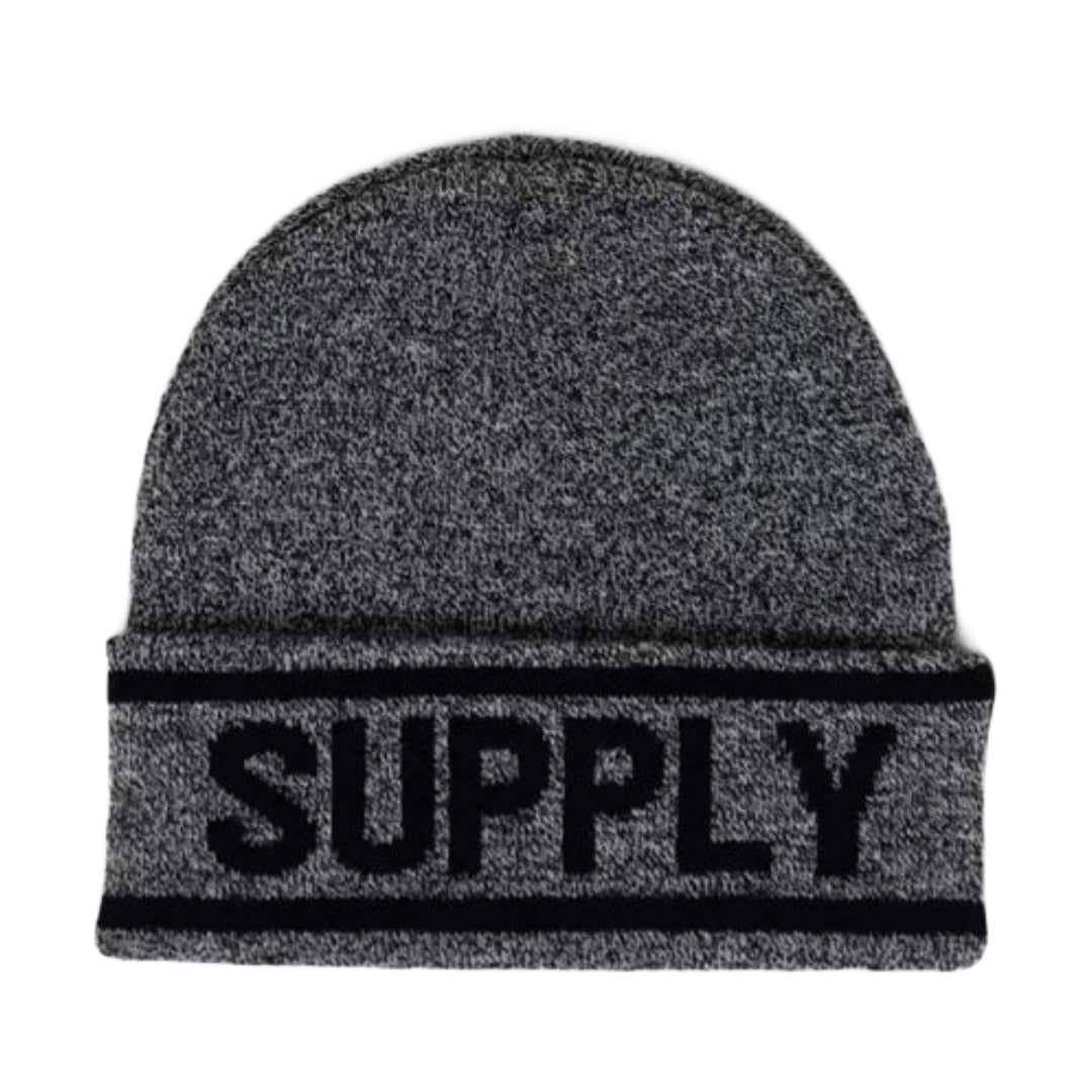 Herschel Elmer HSC beanie with a cuffed knit design, soft stretch fabric, and logo patch for everyday cold-weather wear.