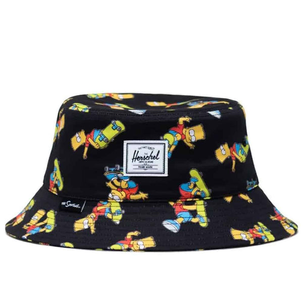 Herschel Norman bucket hat featuring The Simpsons graphics, with a soft brim and casual unisex design for everyday wear.