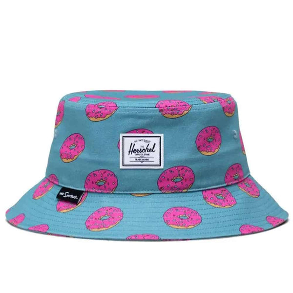 Herschel Norman bucket hat featuring The Simpsons graphics, with a soft brim and casual unisex design for everyday wear.