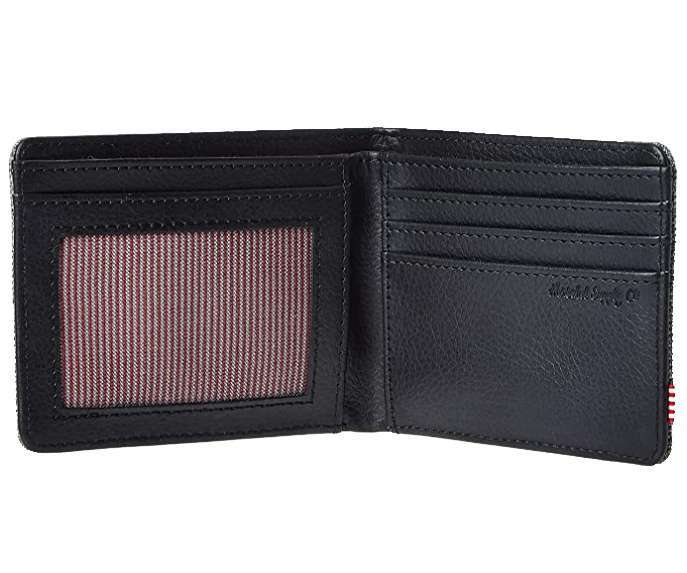 Herschel Hank Bifold Wallet #10368-00919 (Raven Crosshatch)