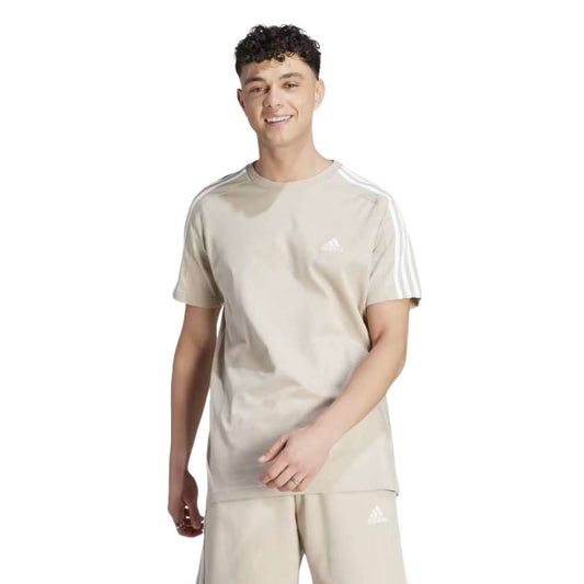 adidas Men's Essentials Single Jersey 3-Stripes Tee