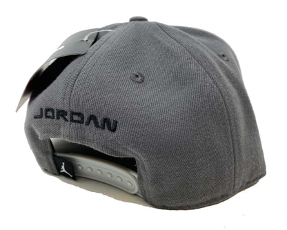 Jordan Boy's Retro 13 Faux Leather Snapback Cap 8/20 Gray (9A1961-G1A)