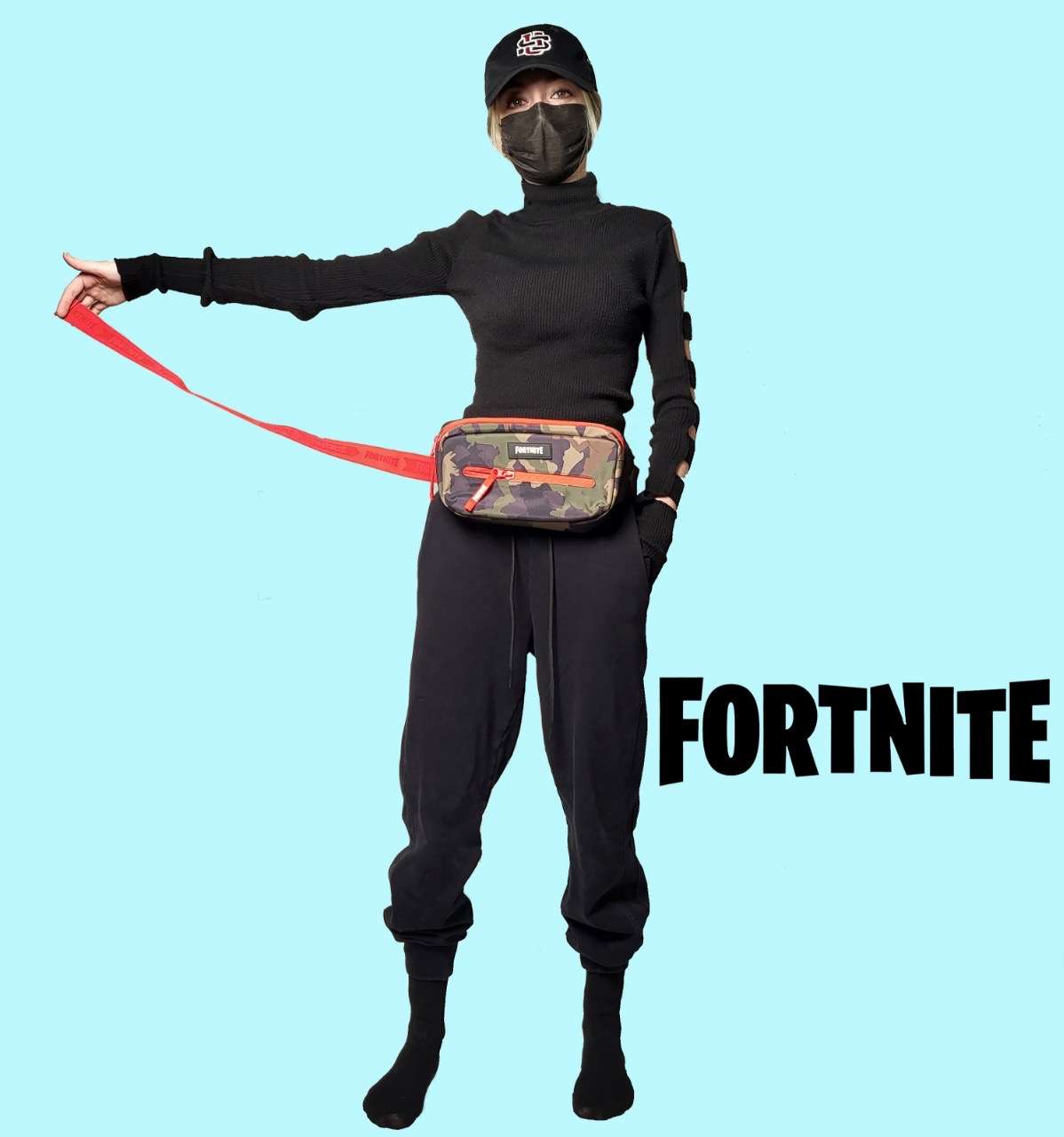 Fortnite Unisex Camo Waist Bag FN1008