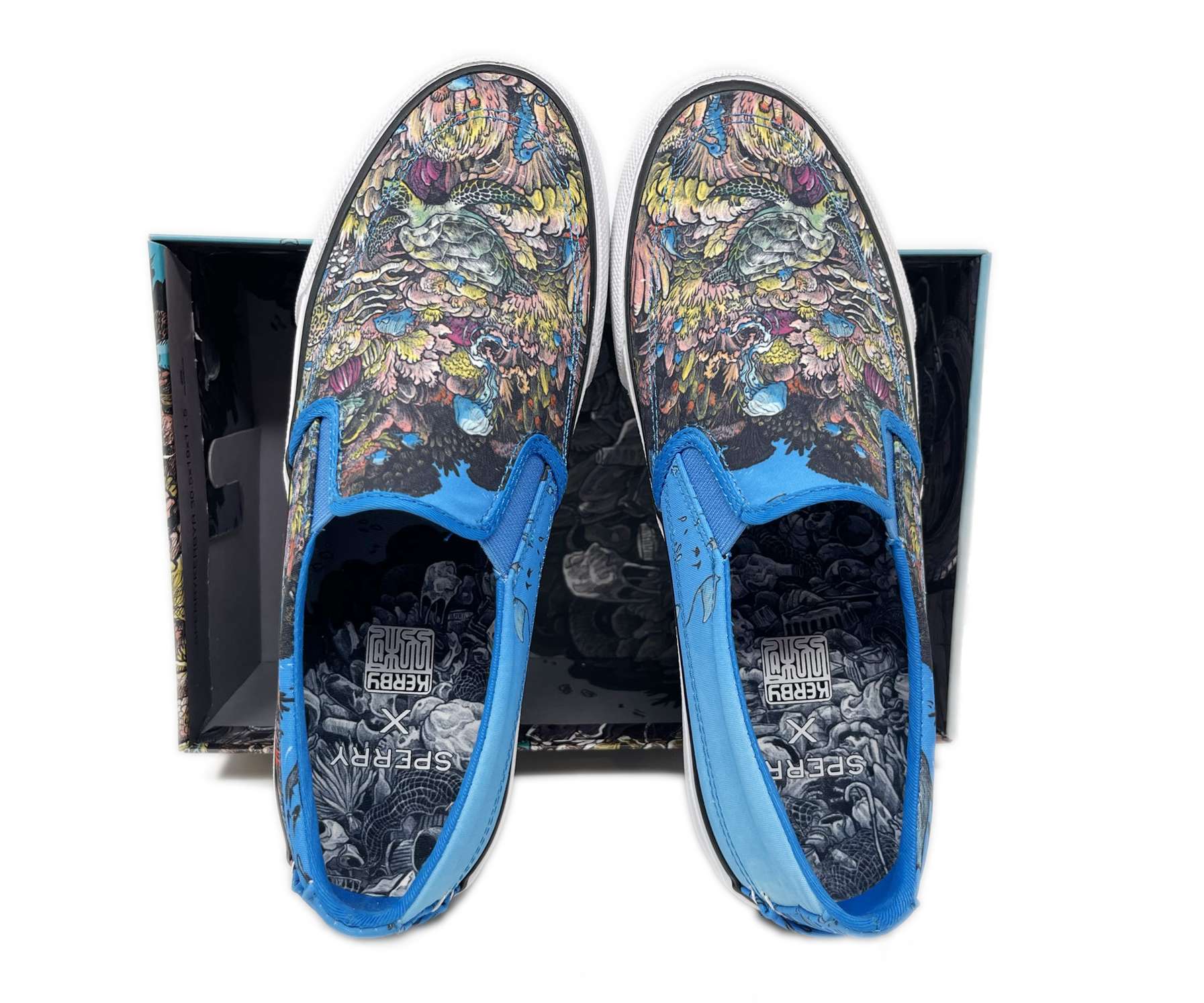 SPERRY MEN'S STRIPER KERBY ROSANES COLLABORATION - BLUE - LIMITED EDITION STS24458