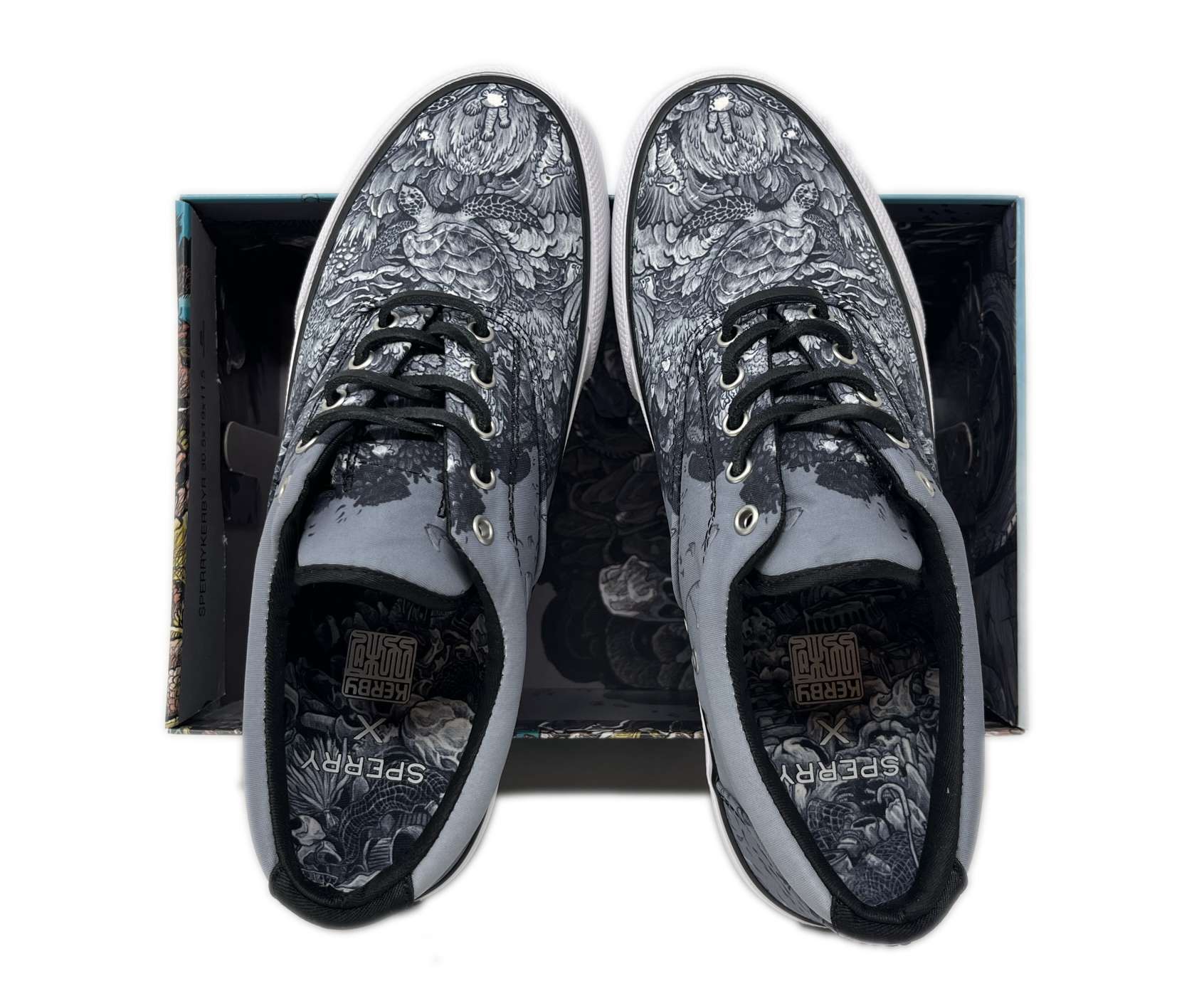 SPERRY MEN'S STRIPER KERBY ROSANES COLLABORATION - BLK - LIMITED EDITION STS24459