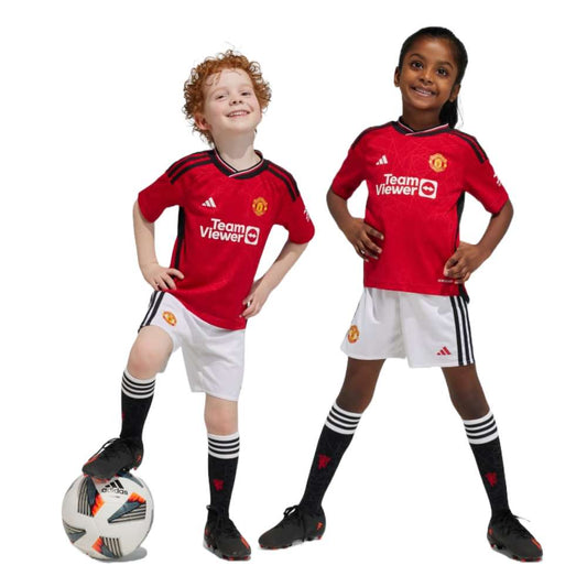 adidas Kid's - Unisex MANCHESTER UNITED 23/24 HOME MINI KIT - Red/White