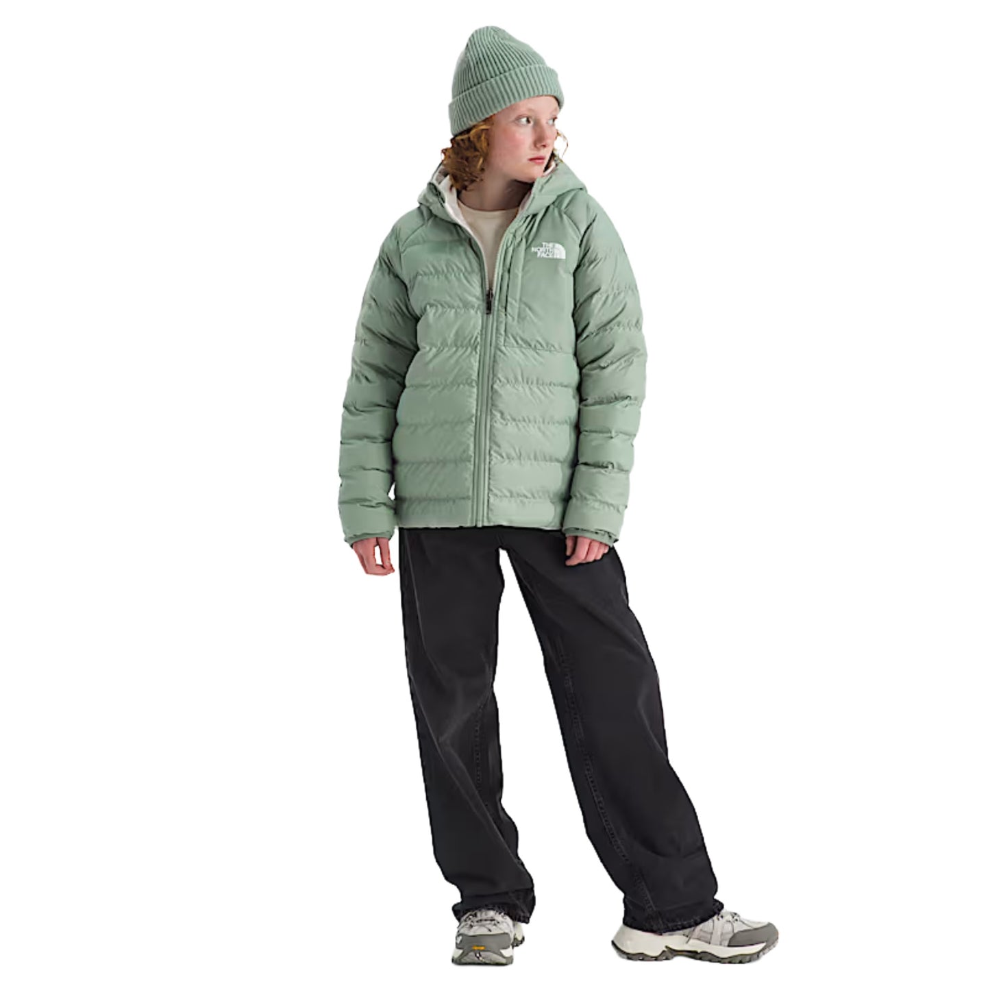 The North Face Girls’ Reversible Perrito Jacket Slate Moss