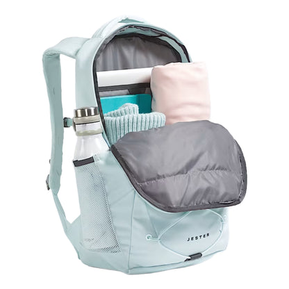 The North Face Women's Jester Backpack- Ice Blue/TNFBLK