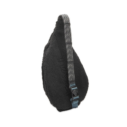 Kavu Rope Fleece Sling Bag - Jet Black