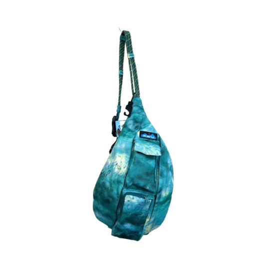 “Compact mini sling backpack featuring a rope shoulder strap, multiple zippered storage compartments, and a lightweight crossbody design for everyday carry