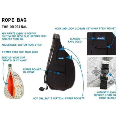 KAVU Rope Bag Sling - Fjord Blue