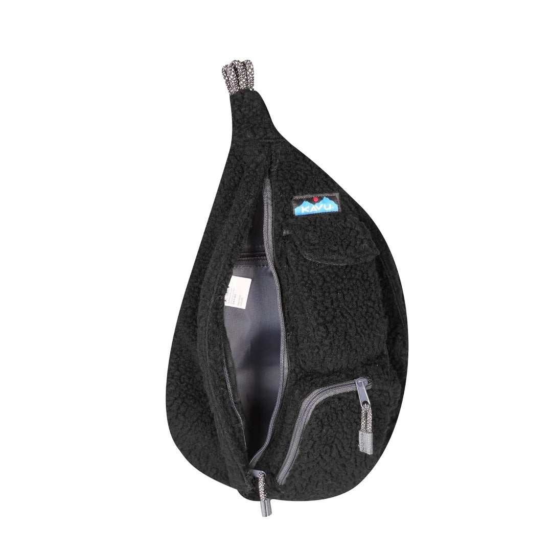 KAVU Mini Rope Fleece Bag Sling  - Jet Black