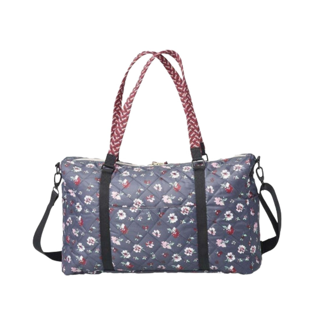 KAVU Puffen Duffle Bag - Pressed Flowers