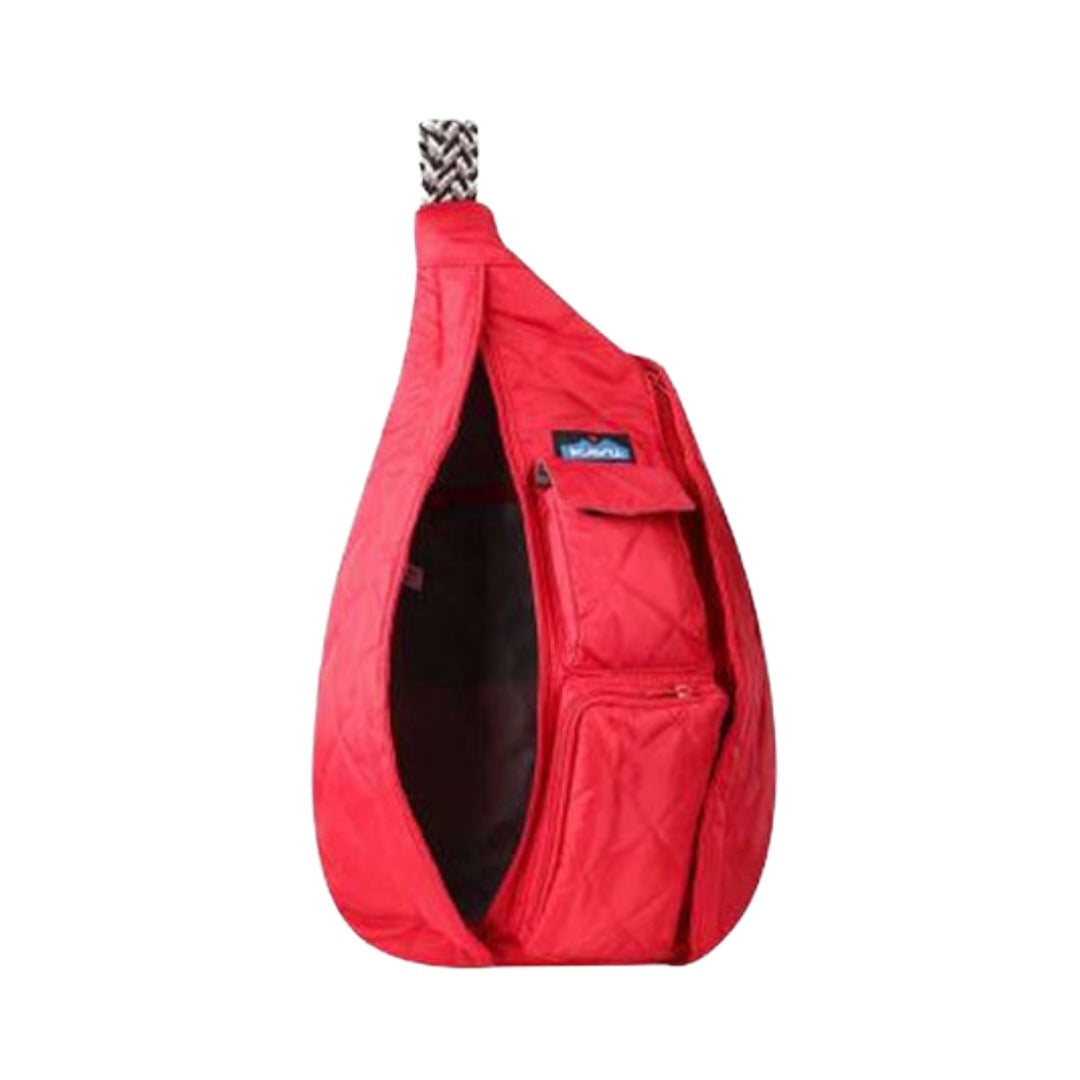 Kavu Mini Rope Puff Bag - Scarlet