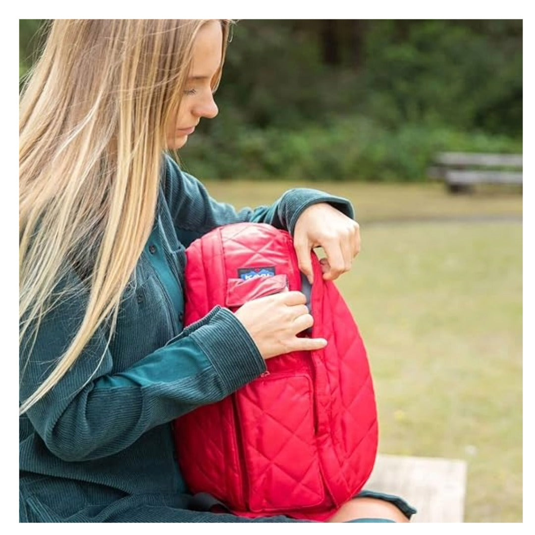 KAVU Rope Puff Bag - Scarlet