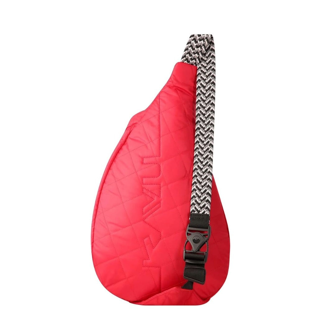 KAVU Rope Puff Bag - Scarlet